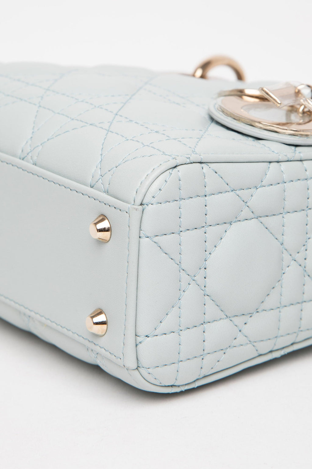 Christian Dior Blue Mini Lady Dior