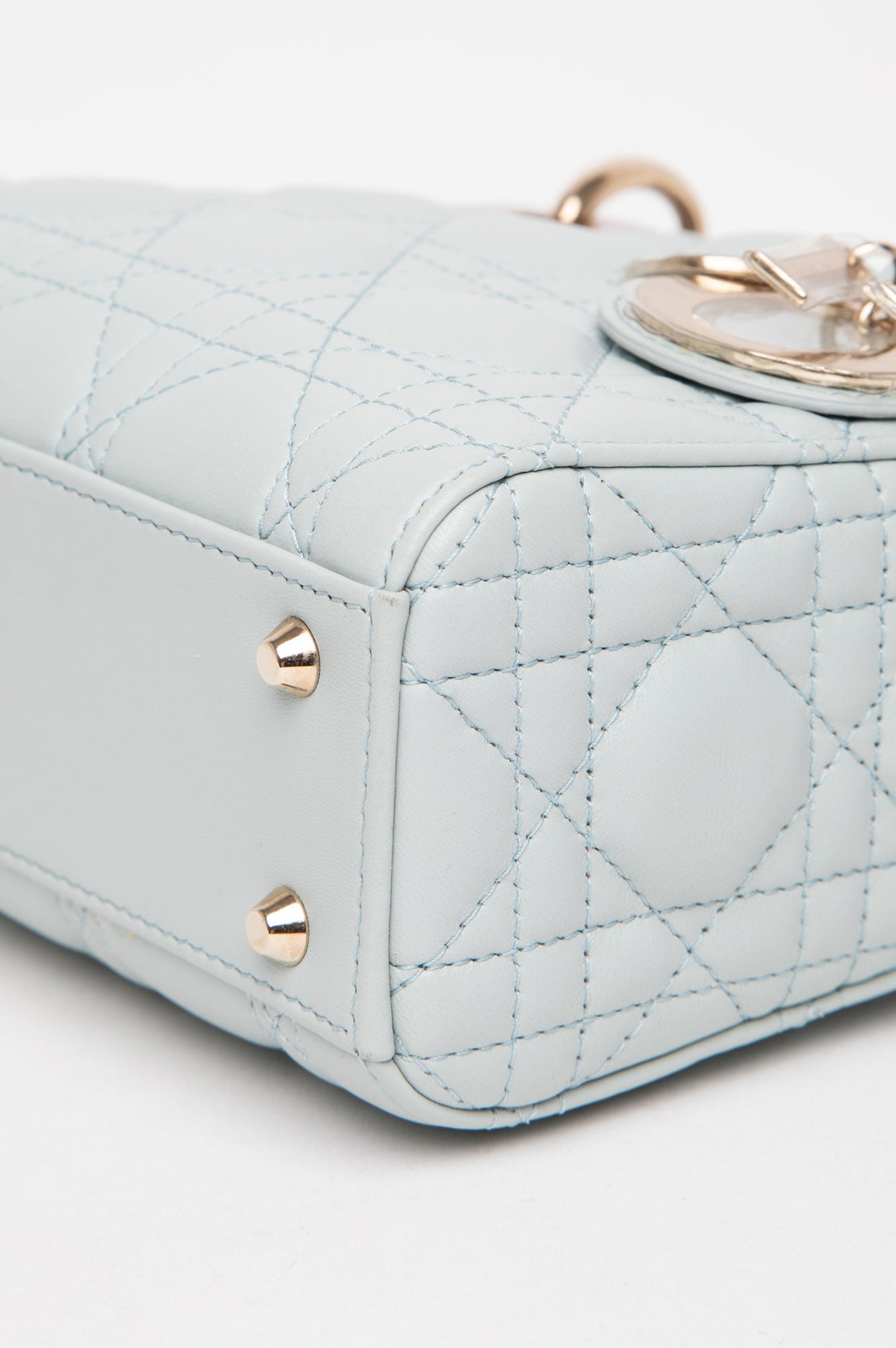 Christian Dior Blue Mini Lady Dior