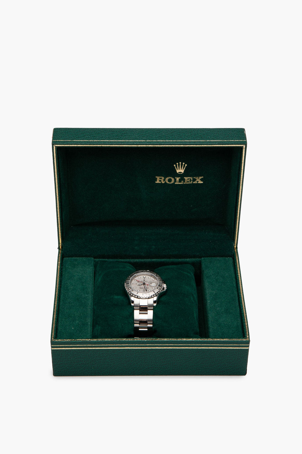 Rolex Yacht Master 29mm Lady Stainless Steel Watch Platinum