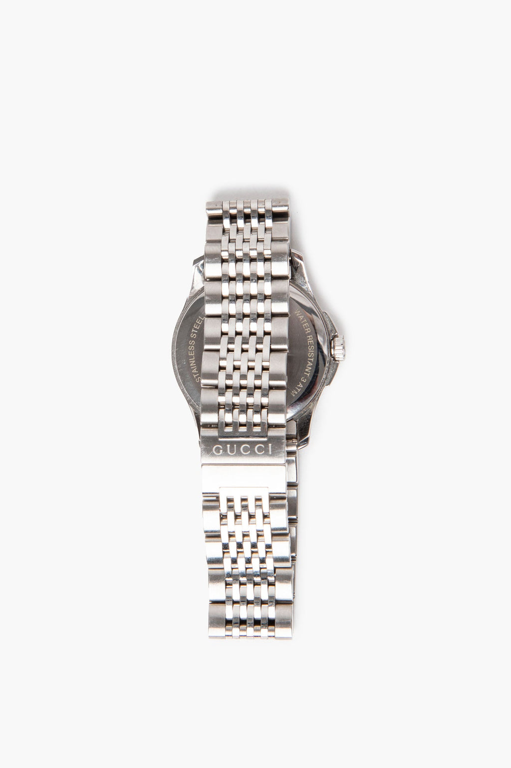 Gucci G Timeless Black Dial Silver Steel Classic Watch