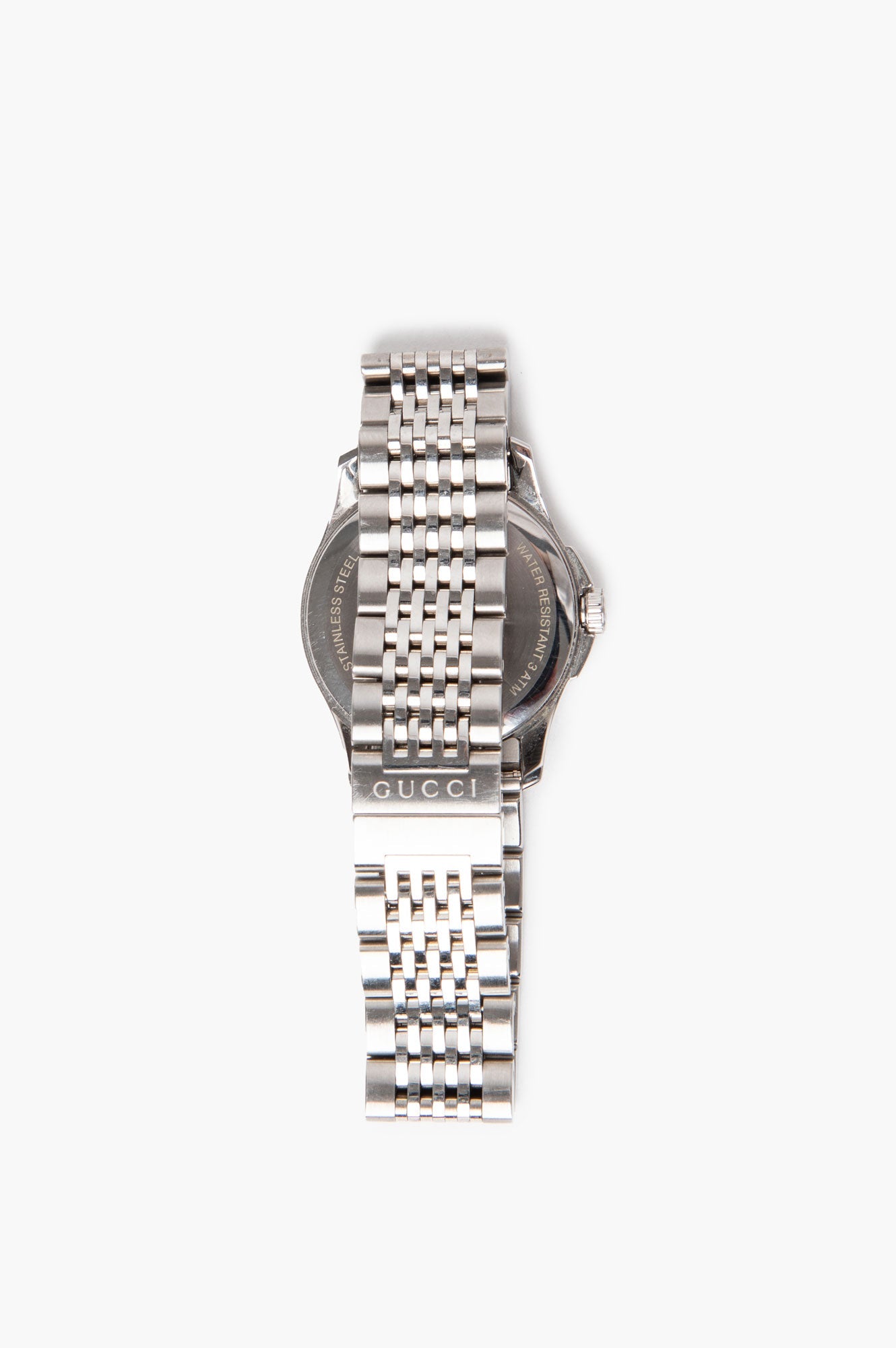 Gucci G Timeless Black Dial Silver Steel Classic Watch