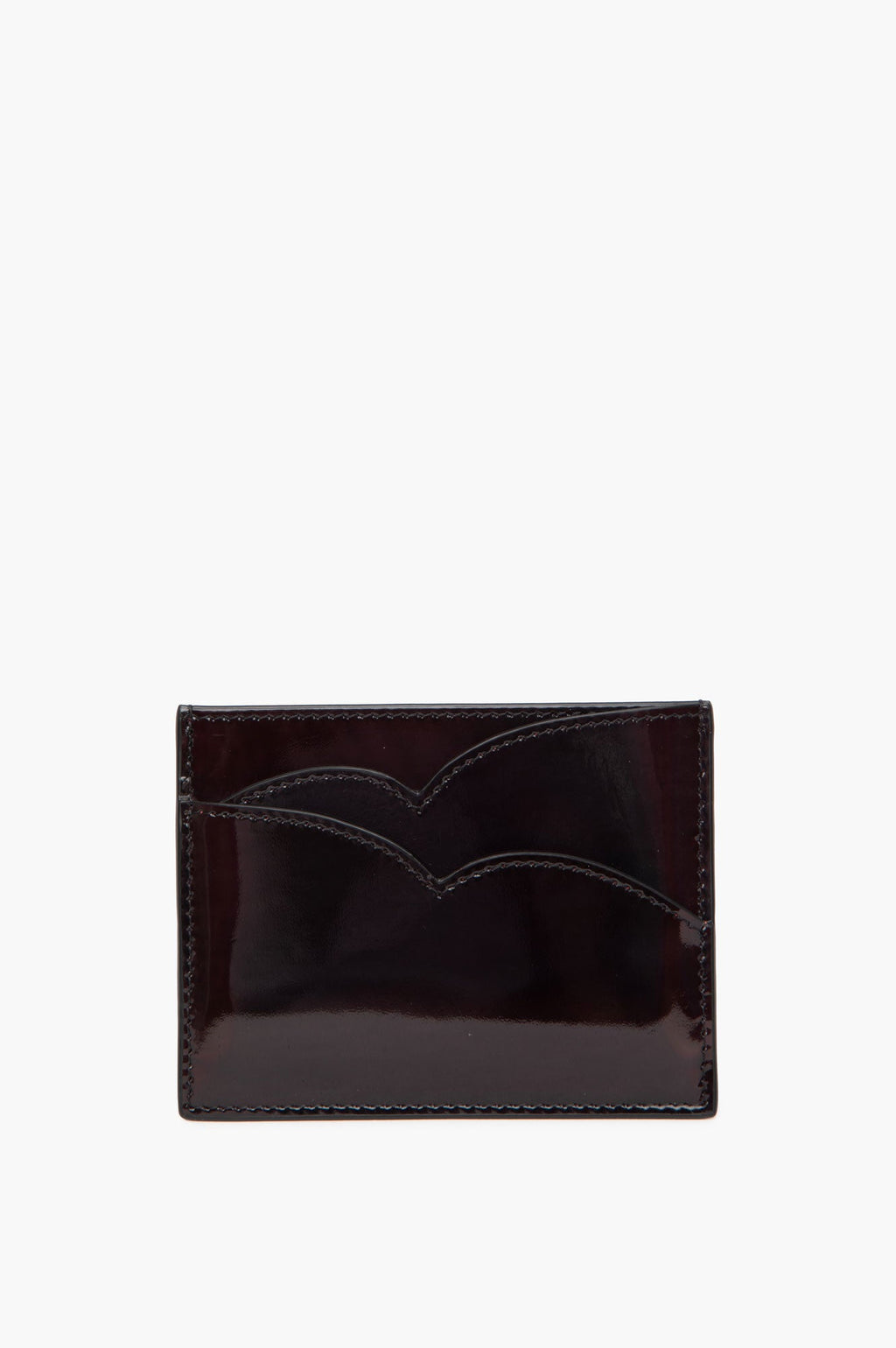 Chrsitian Louboutin Black Patent Psychic Leather Hot Chick Cardholder