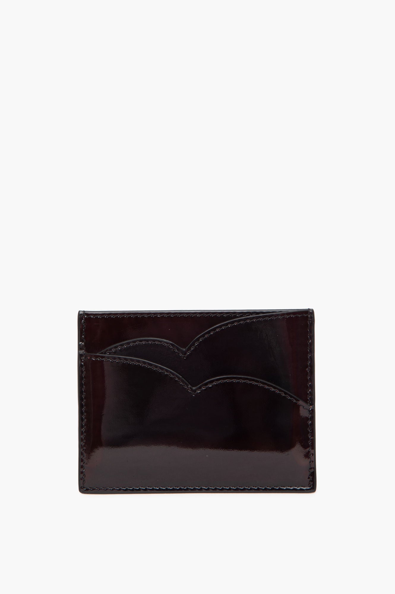 Chrsitian Louboutin Black Patent Psychic Leather Hot Chick Cardholder