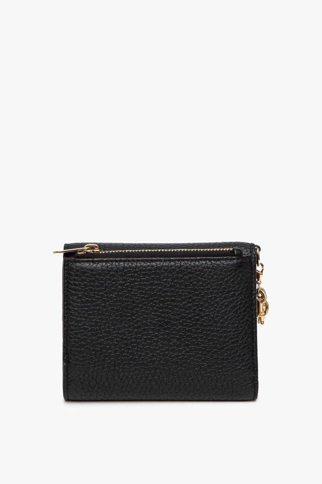 Christian Dior Black Leather Bi-Fold Wallet