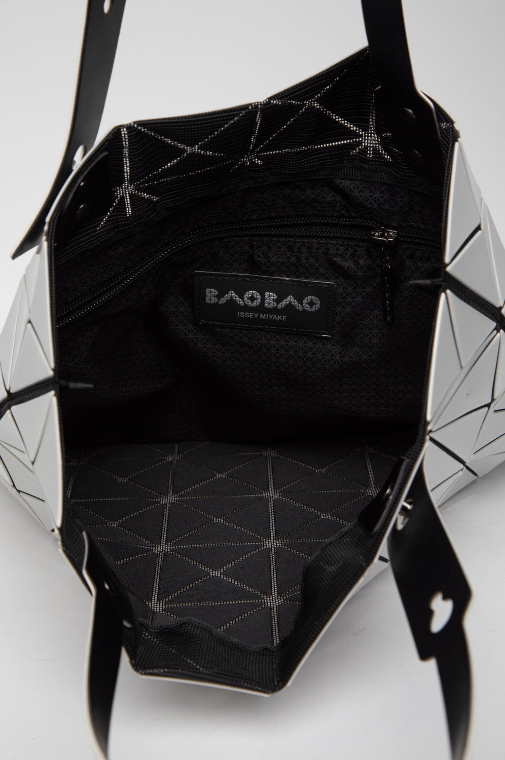 Bao Bao Issey Miyake Light Silver Lucent tote