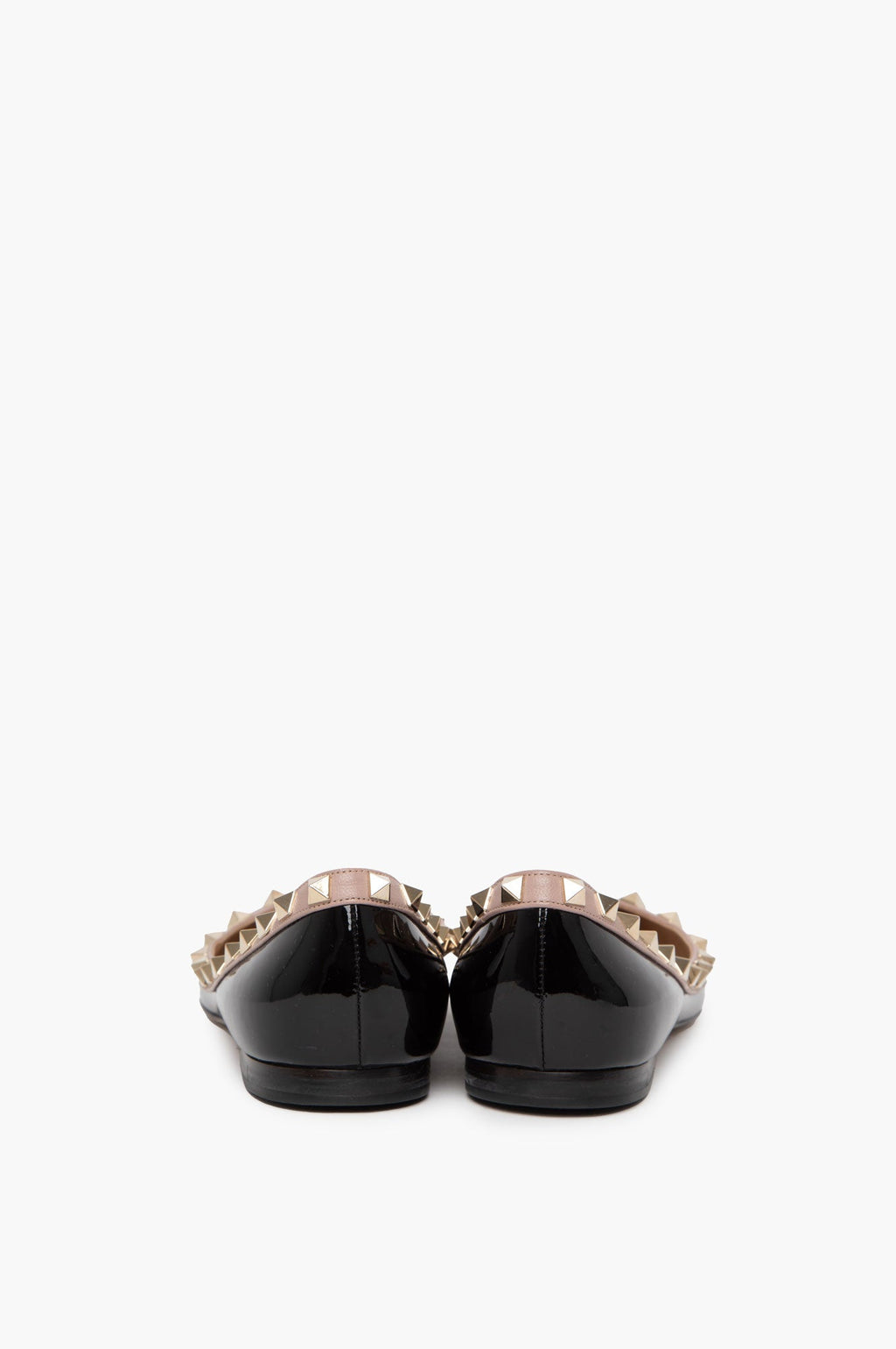 Valentino Patent Rockstud Ballet Flat Size 37.5