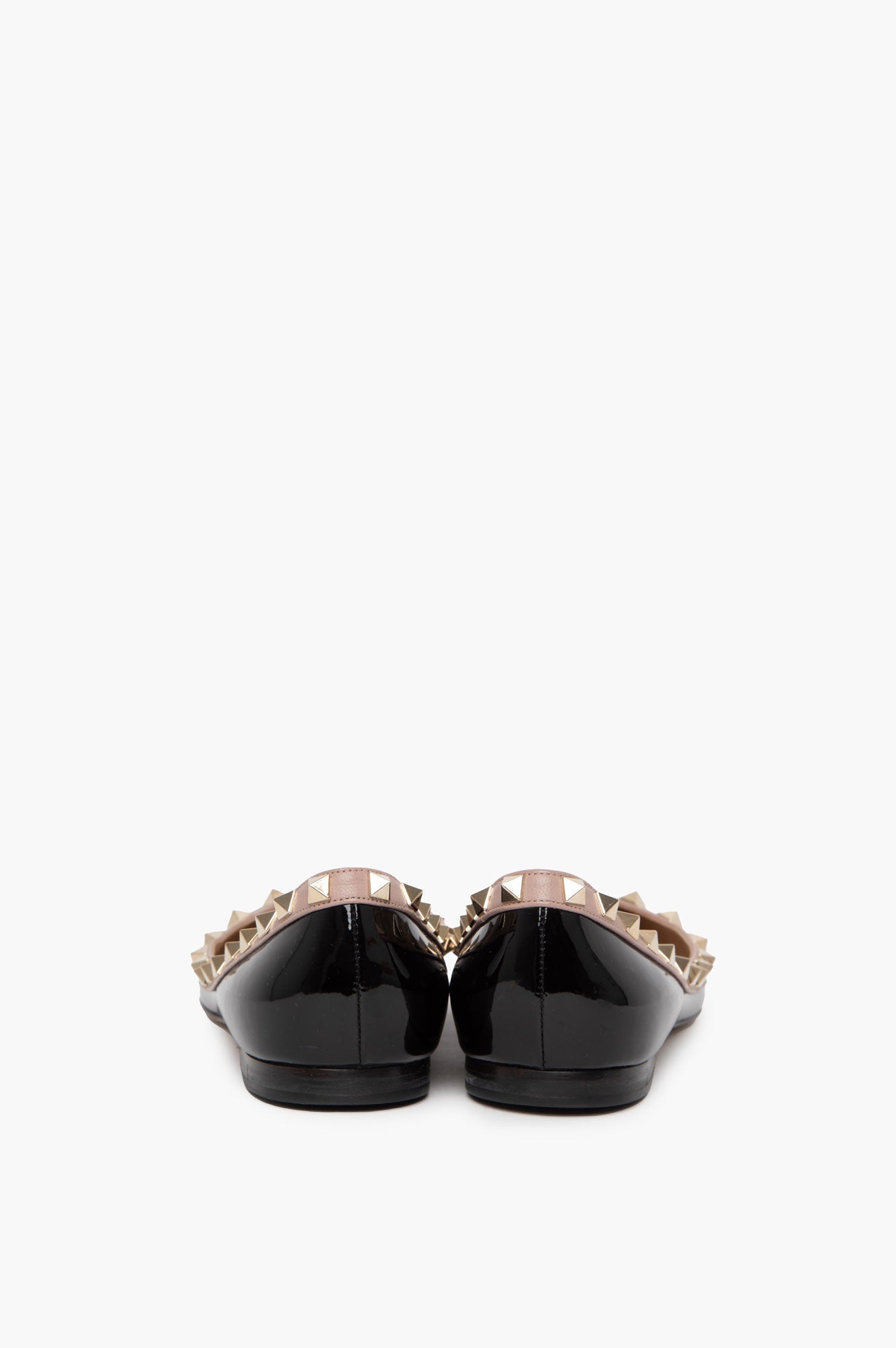 Valentino Patent Rockstud Ballet Flat Size 37.5