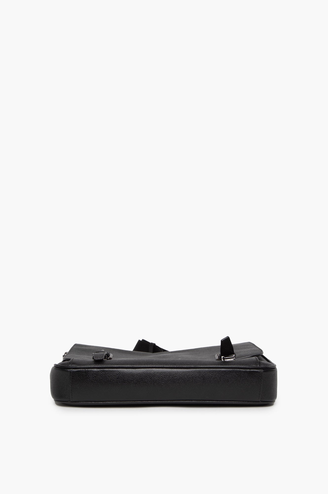 Burberry Black Leather Messenger Bag