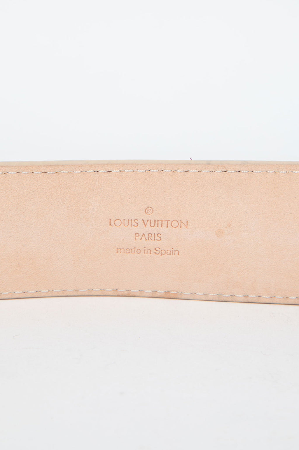 Louis Vuitton Damier Azur Belt Size 80