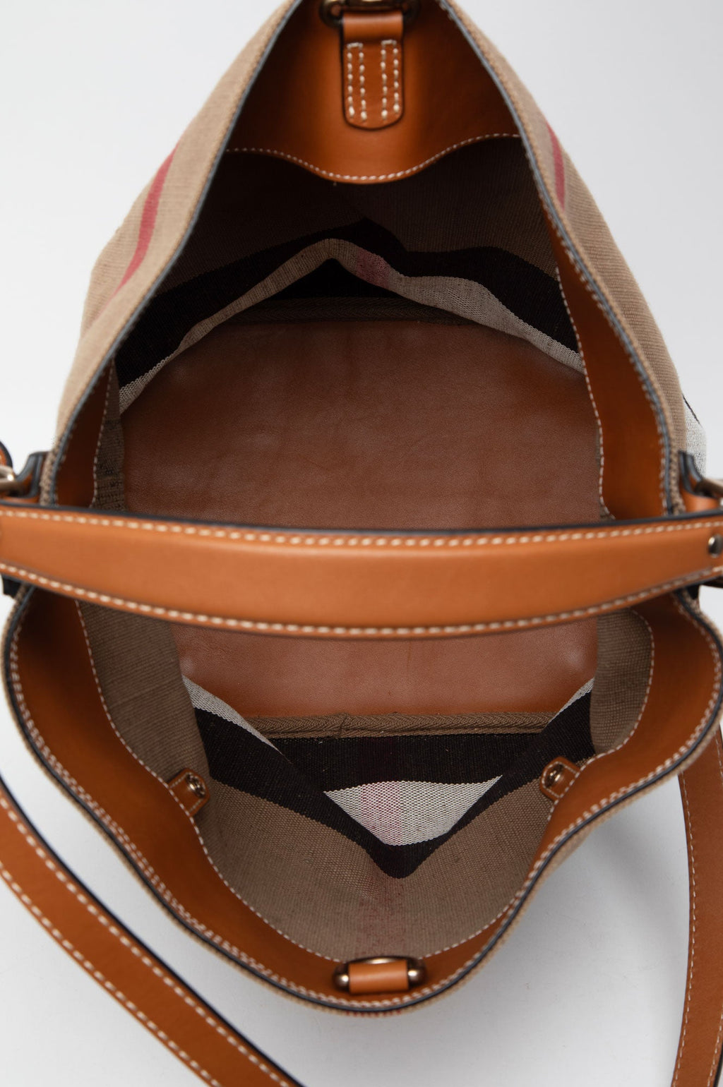 Burberry Nova Check Ashby Bucket Bag