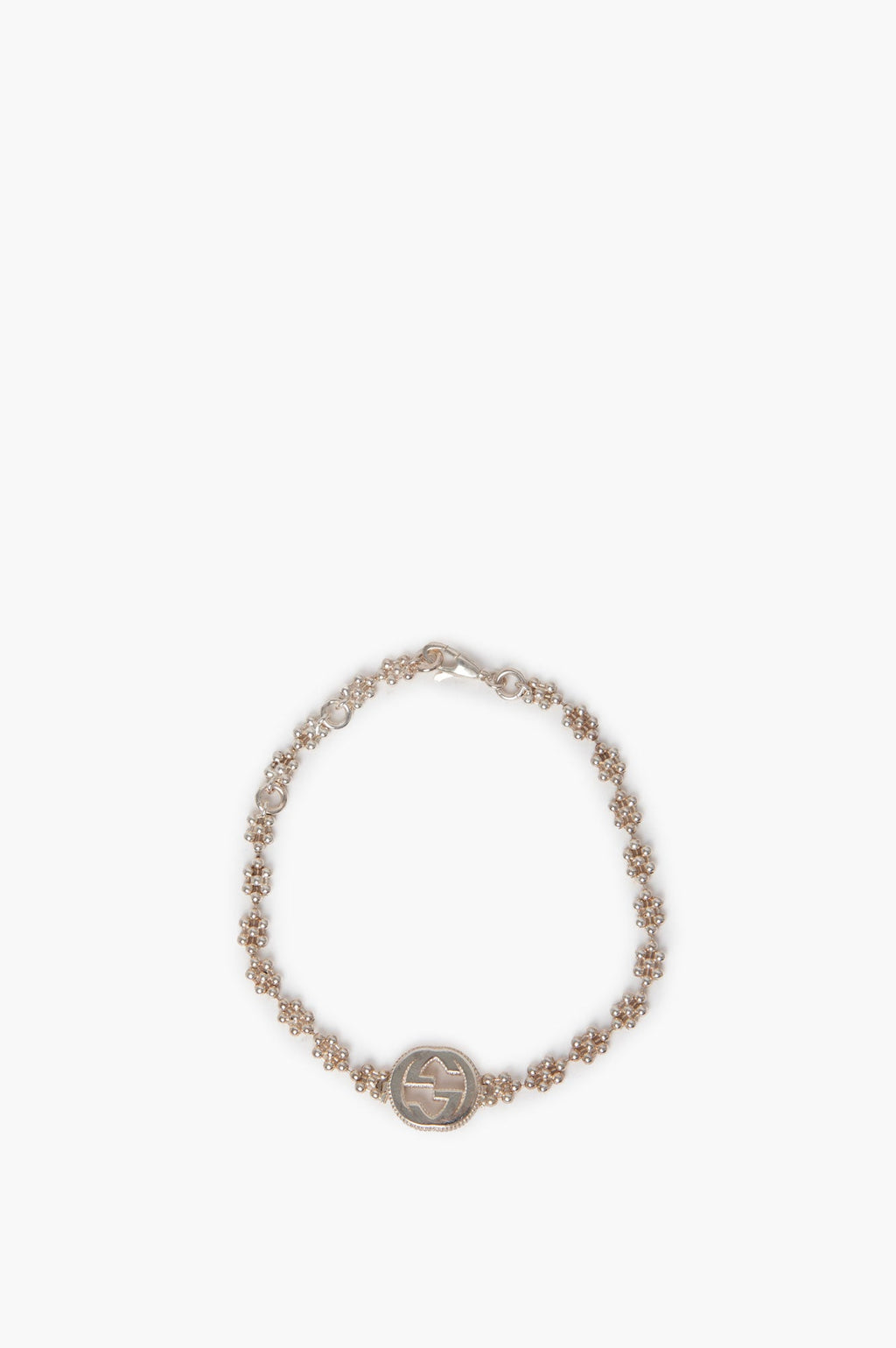 Gucci Silver Single GG Bracelet