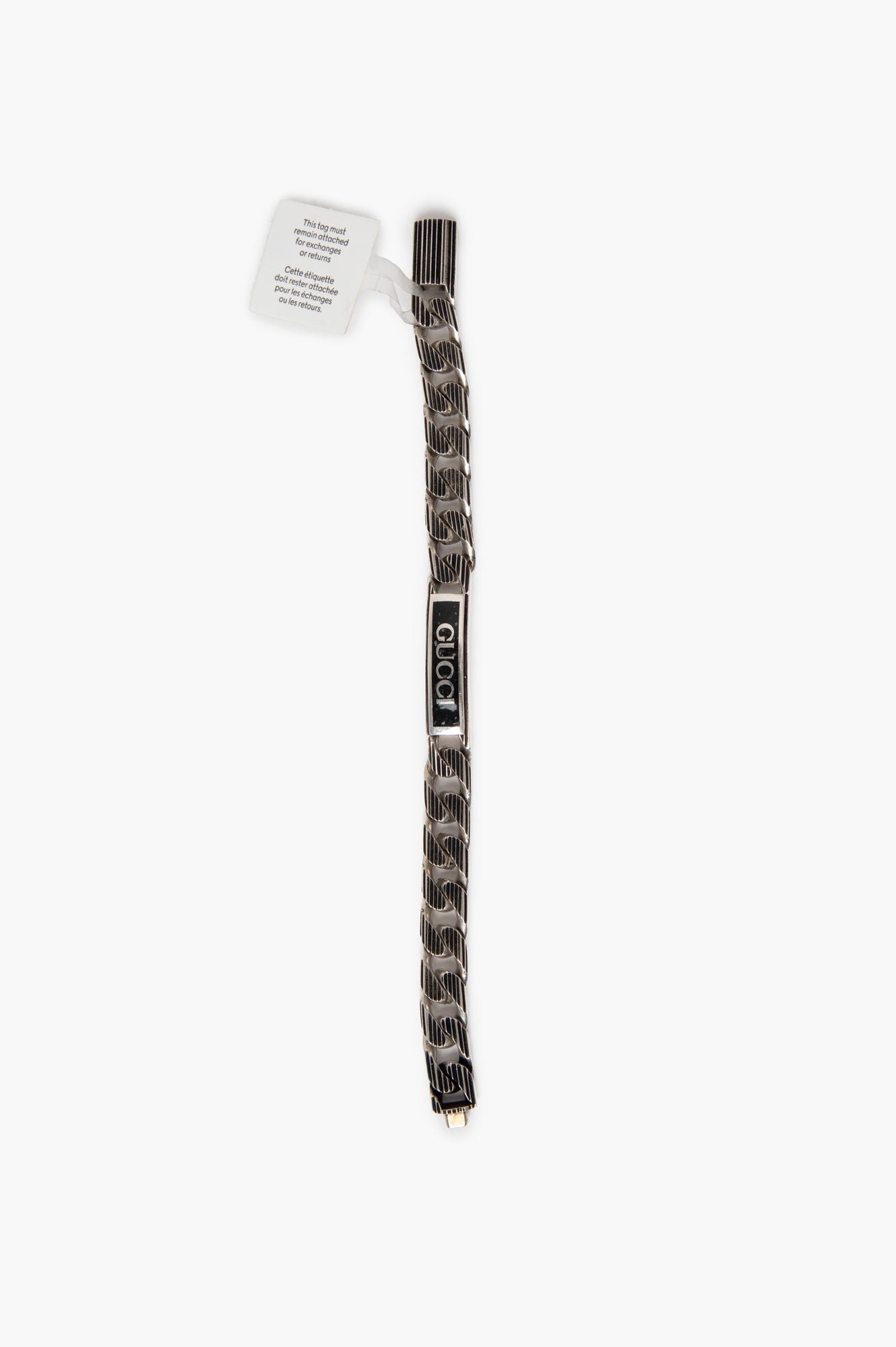 Gucci Silver Logo Bracelet