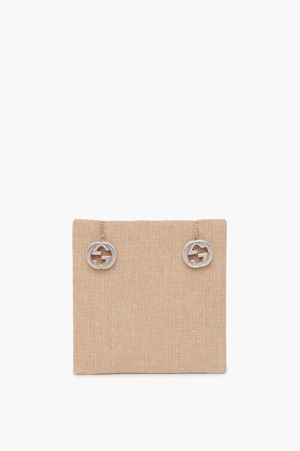 Gucci Silver GG Earrings