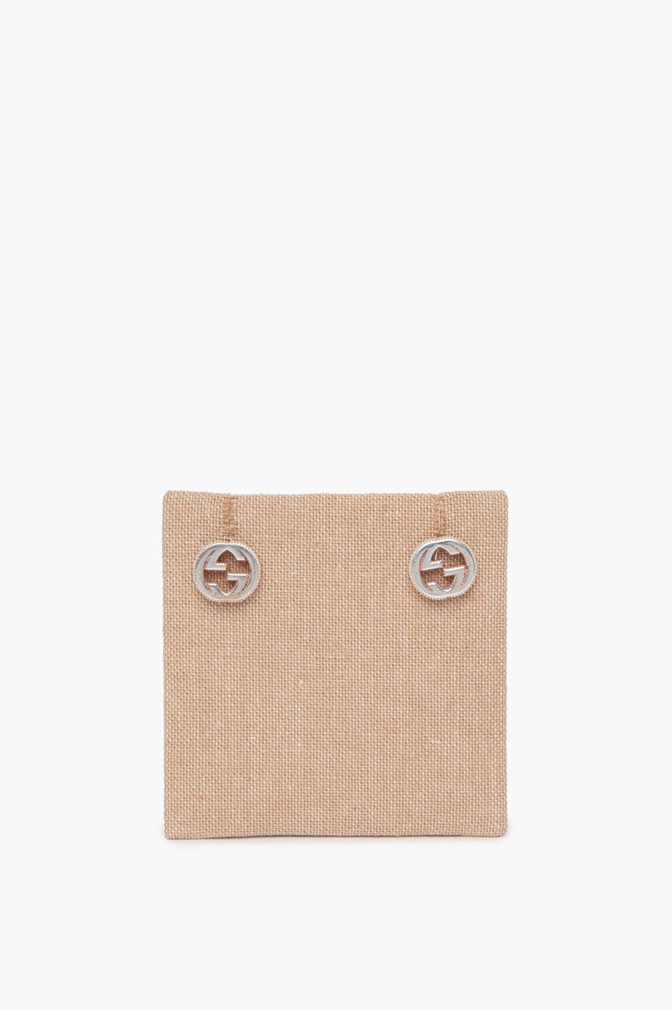 Gucci Silver GG Earrings