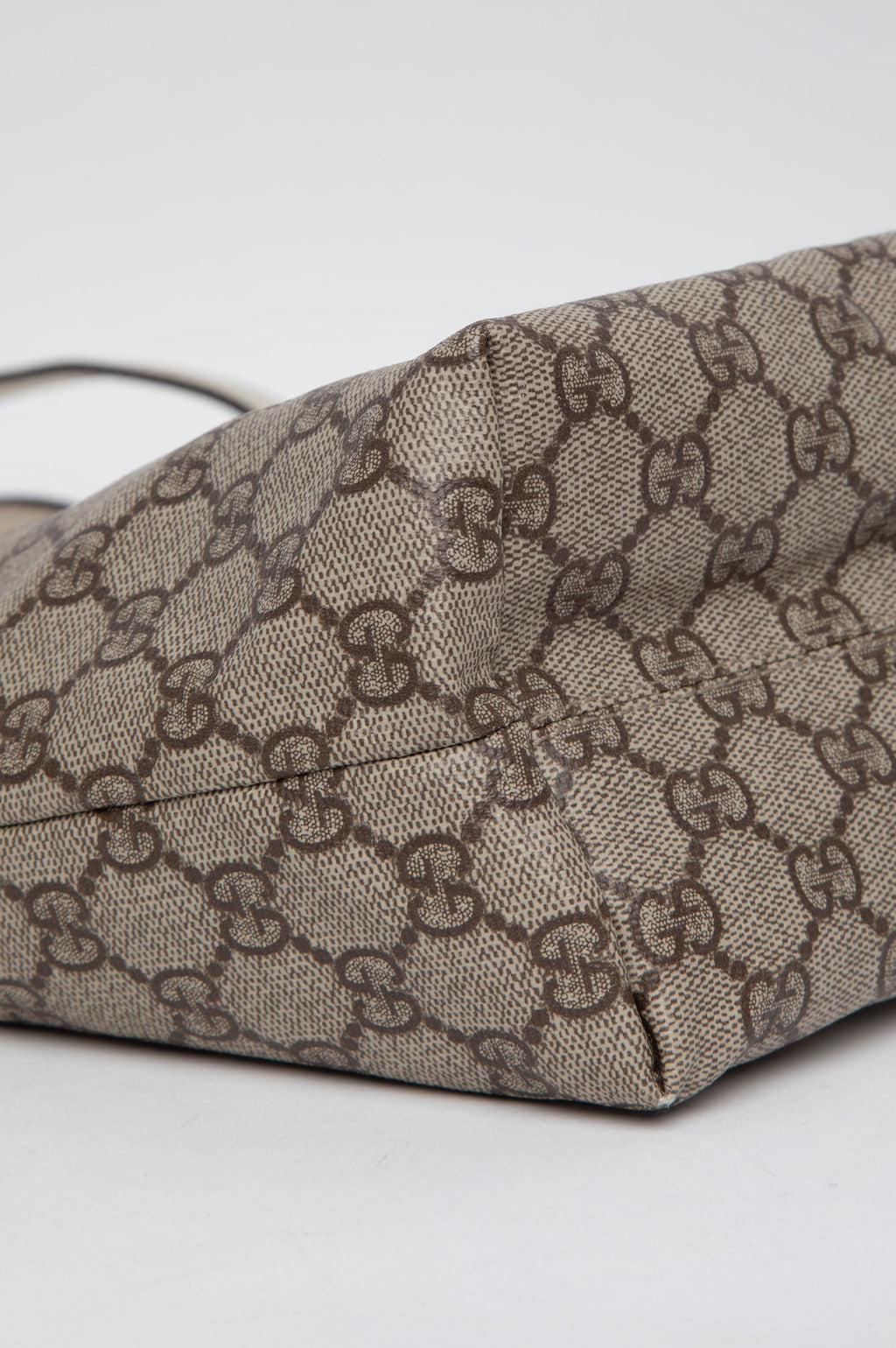 Gucci Beige GG Coated Canvas Book Tote