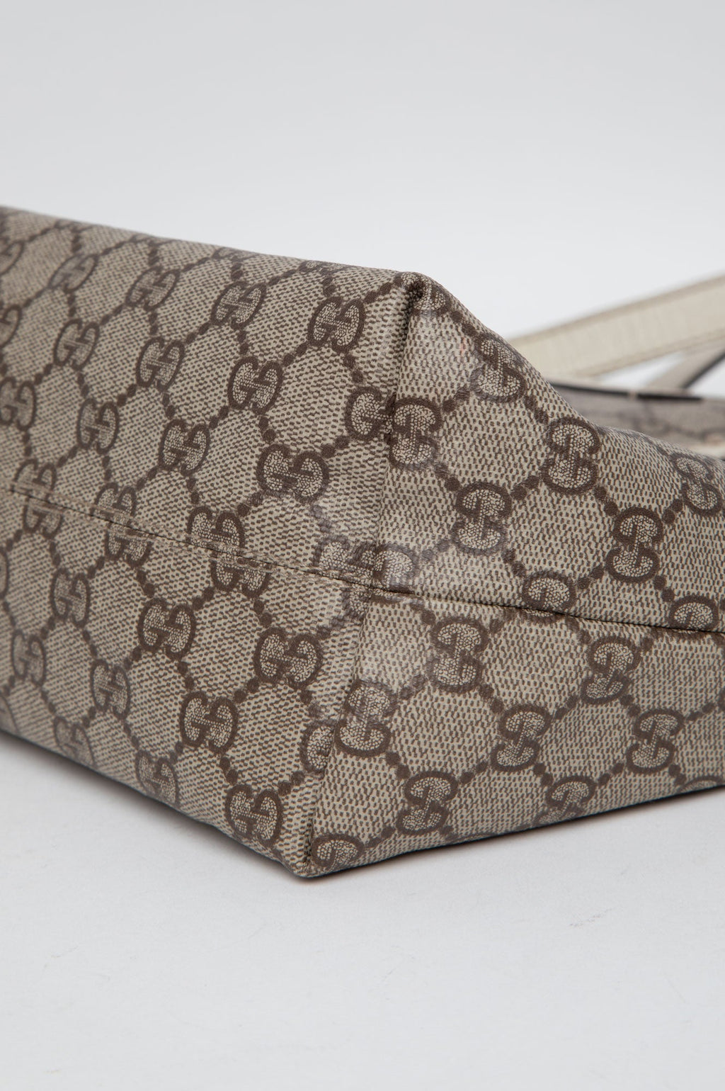 Gucci Beige GG Coated Canvas Book Tote