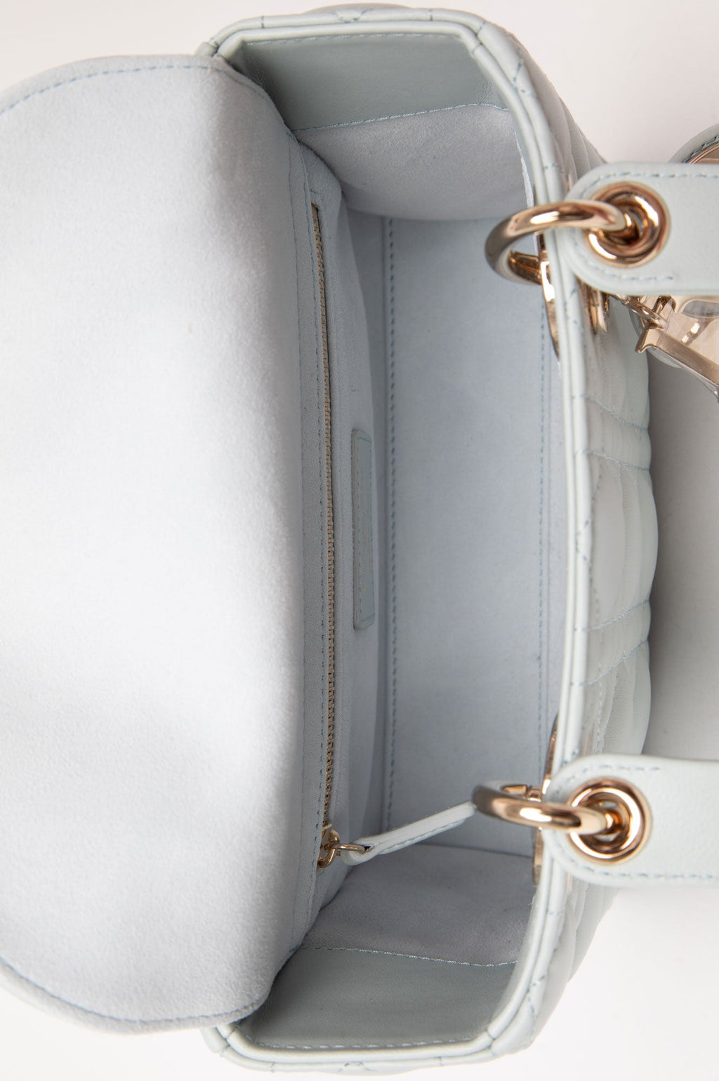 Christian Dior Baby Blue Small Lady Dior Bag