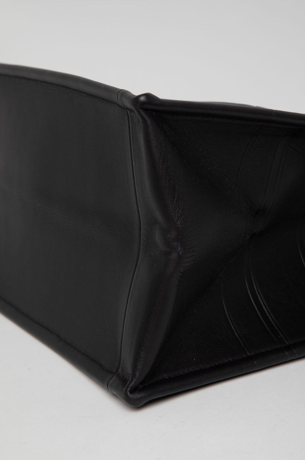 Christian Dior Black Leather Book Tote