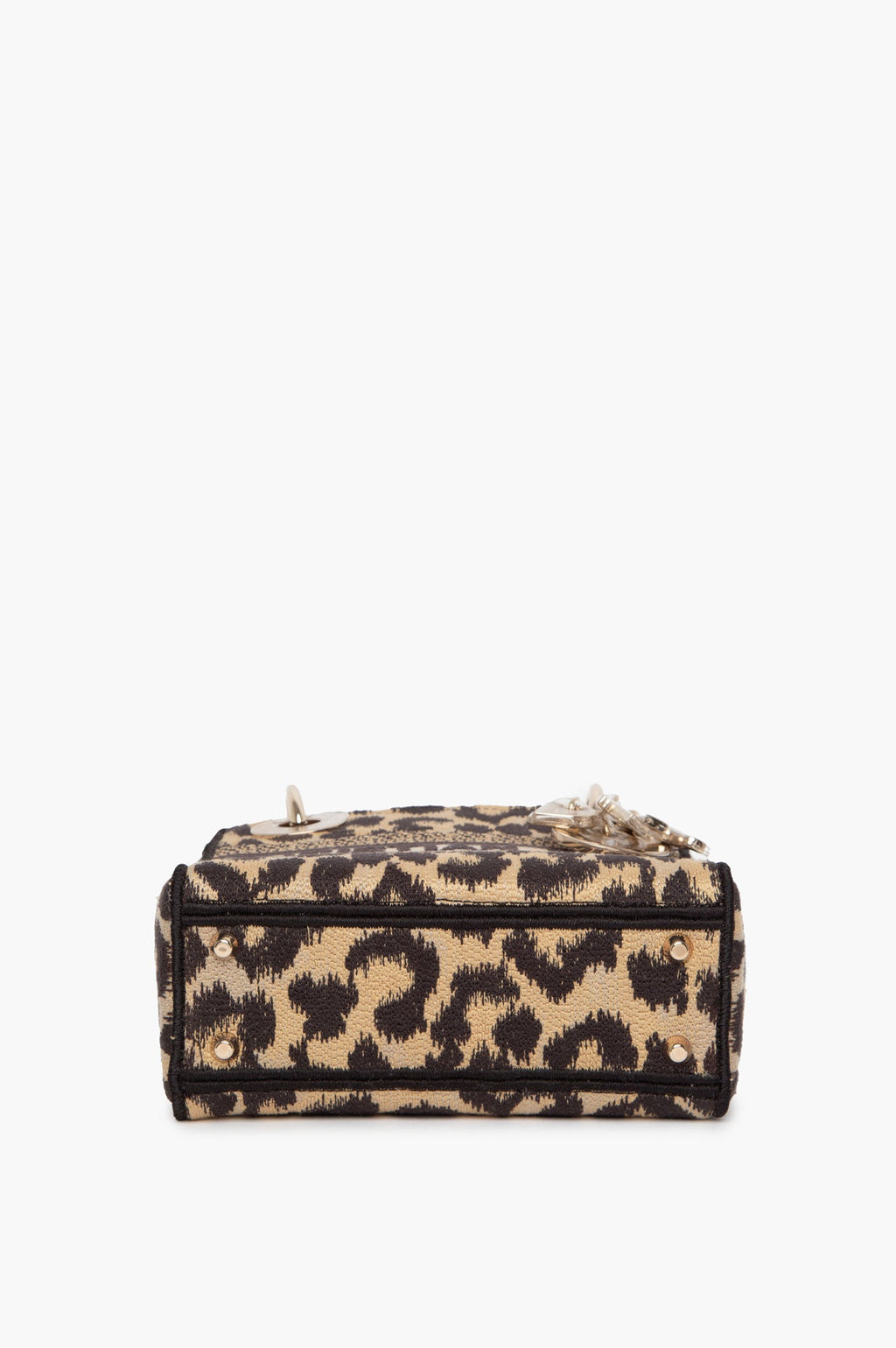 Christian Dior Mizza Embroidered Canvas Mini Lady Dior Bag