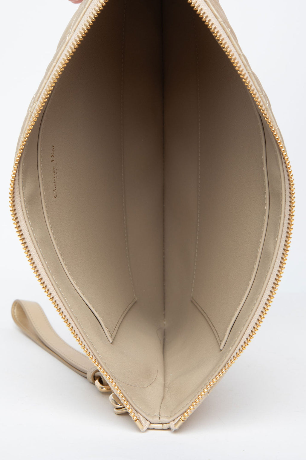 Christian Dior Cannage Calfskin Caro Daily Pouch