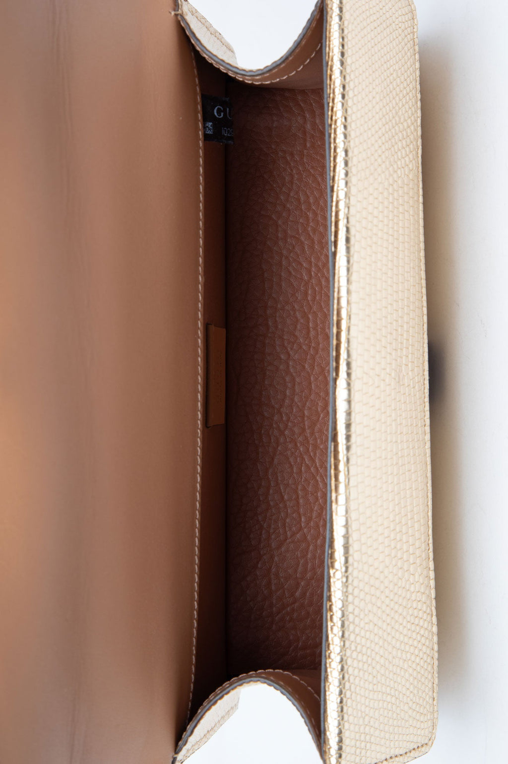 Gucci Gold Lizard Dionysus Small Shoulder Bag