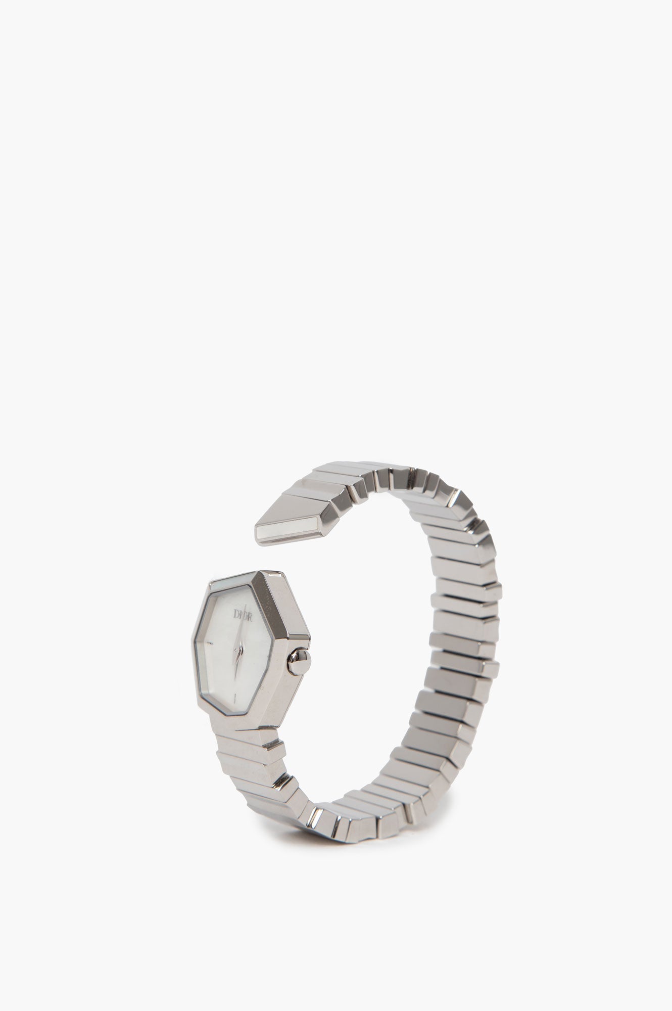Christian Dior Silver Mother of Pearl Dial Watch
