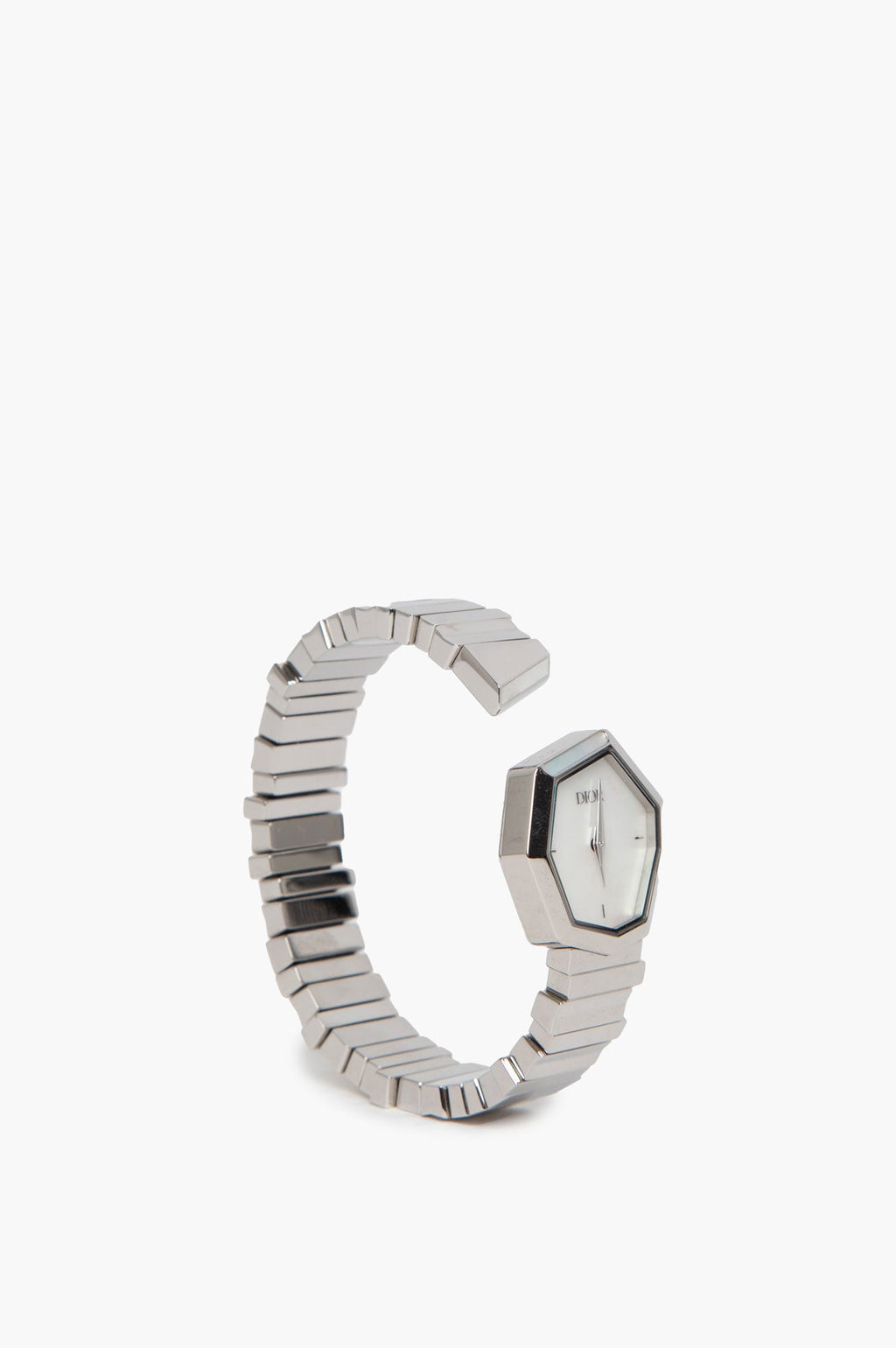 Christian Dior Silver Mother of Pearl Dial Watch