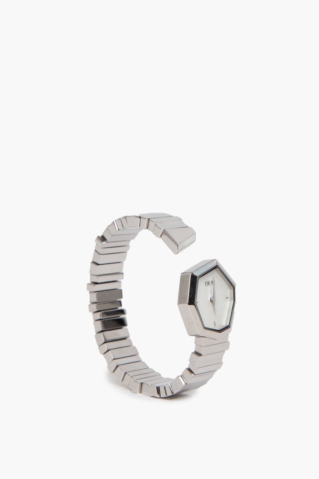 Christian Dior Silver Mother of Pearl Dial Watch