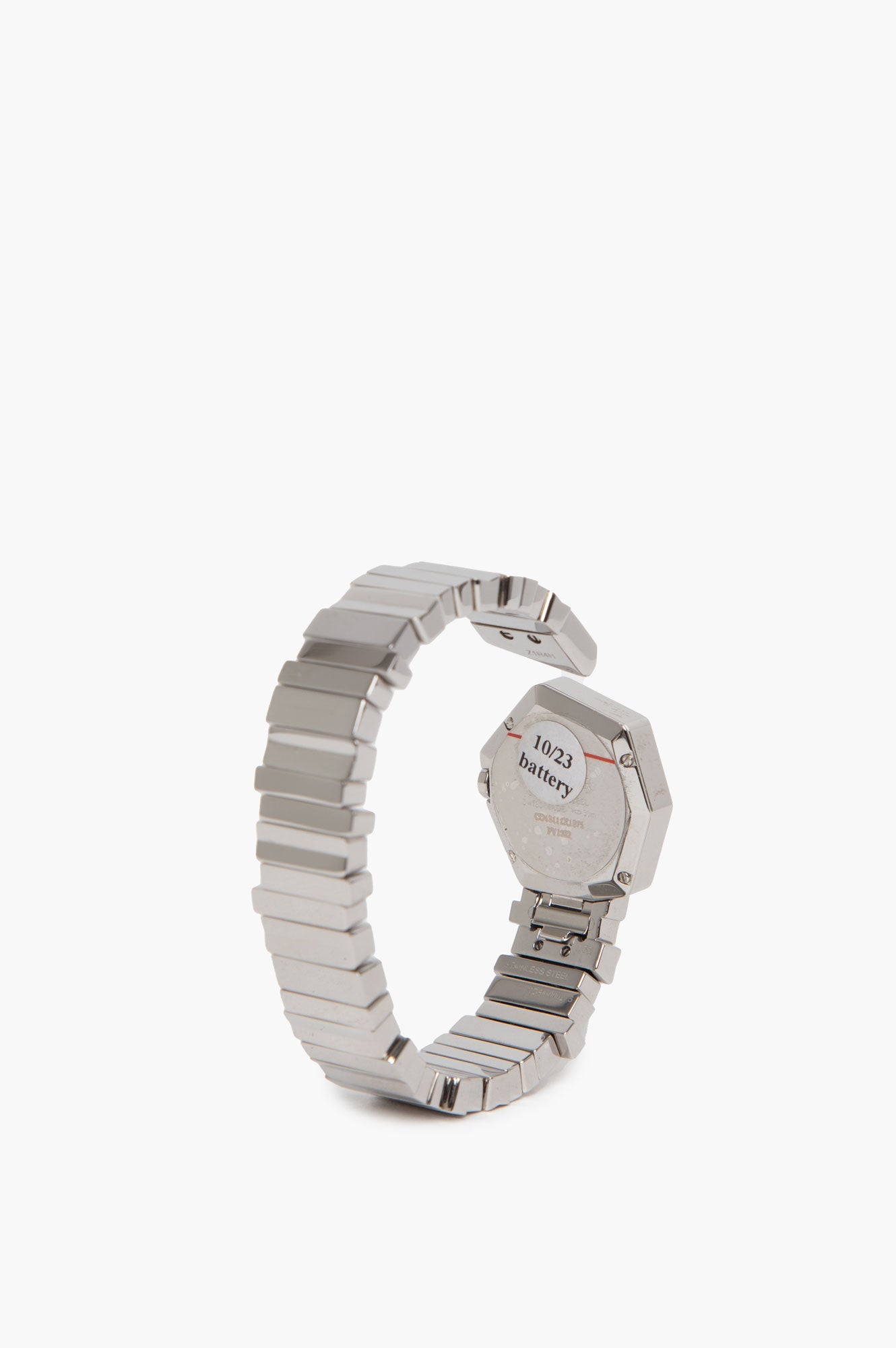 Christian Dior Silver Mother of Pearl Dial Watch