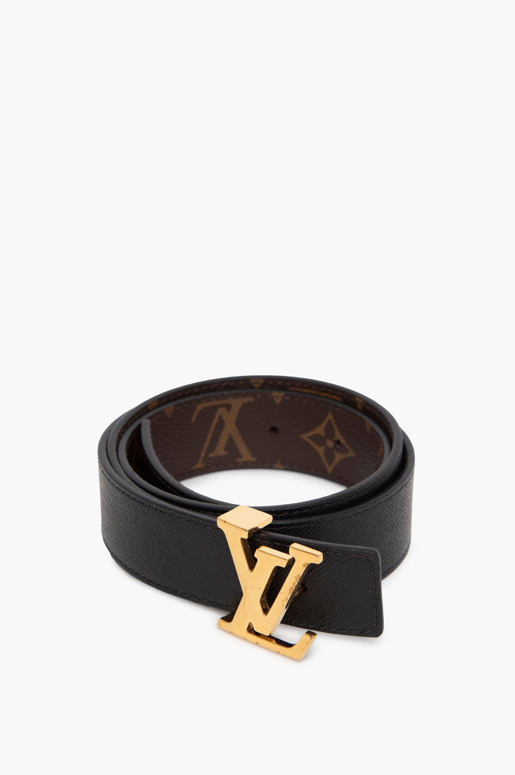 Louis Vuitton 30mm Monogram Reversible Belt Size 80