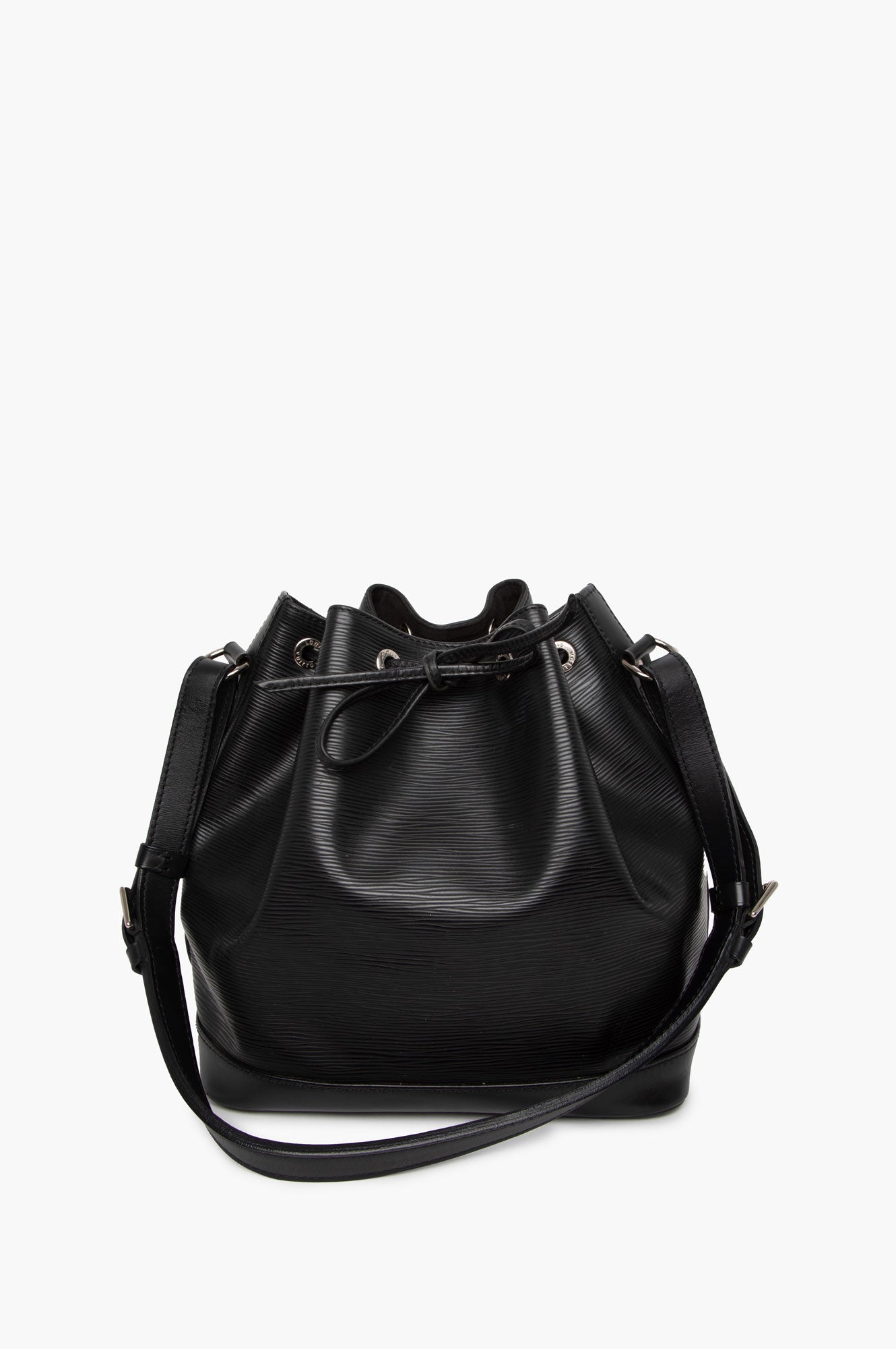 Louis Vuitton Black Epi Petit Noe NM Bag