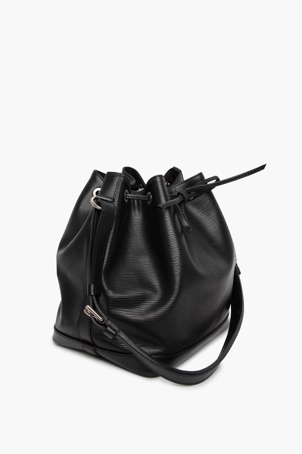Louis Vuitton Black Epi Petit Noe NM Bag