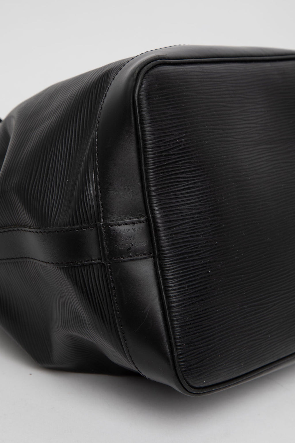 Louis Vuitton Black Epi Petit Noe NM Bag