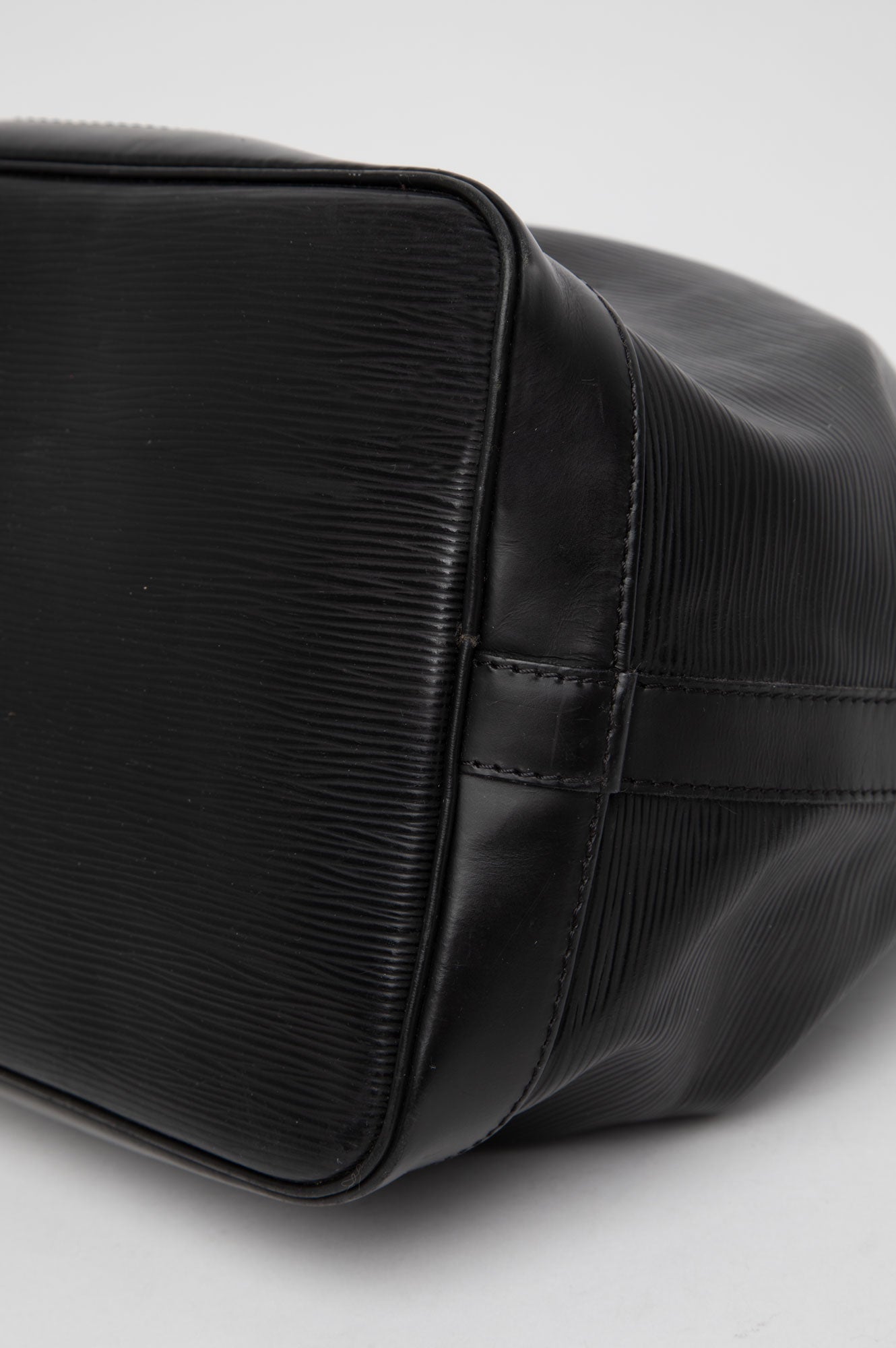 Louis Vuitton Black Epi Petit Noe NM Bag