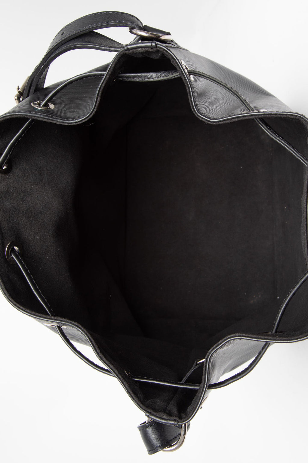 Louis Vuitton Black Epi Petit Noe NM Bag