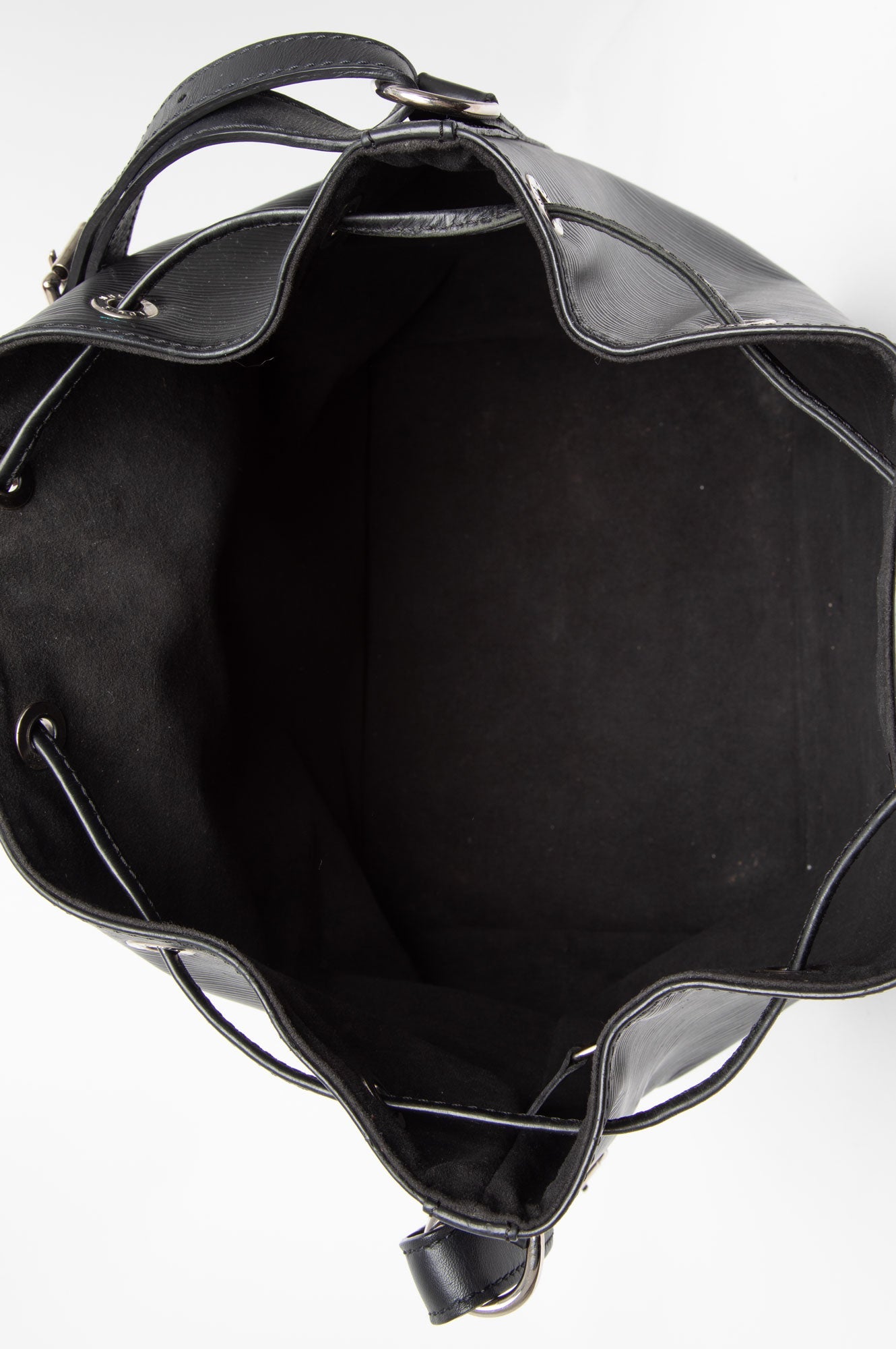 Louis Vuitton Black Epi Petit Noe NM Bag