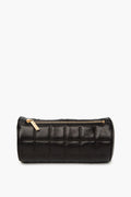Chanel 2003 Black Leather Cosmetic Bag