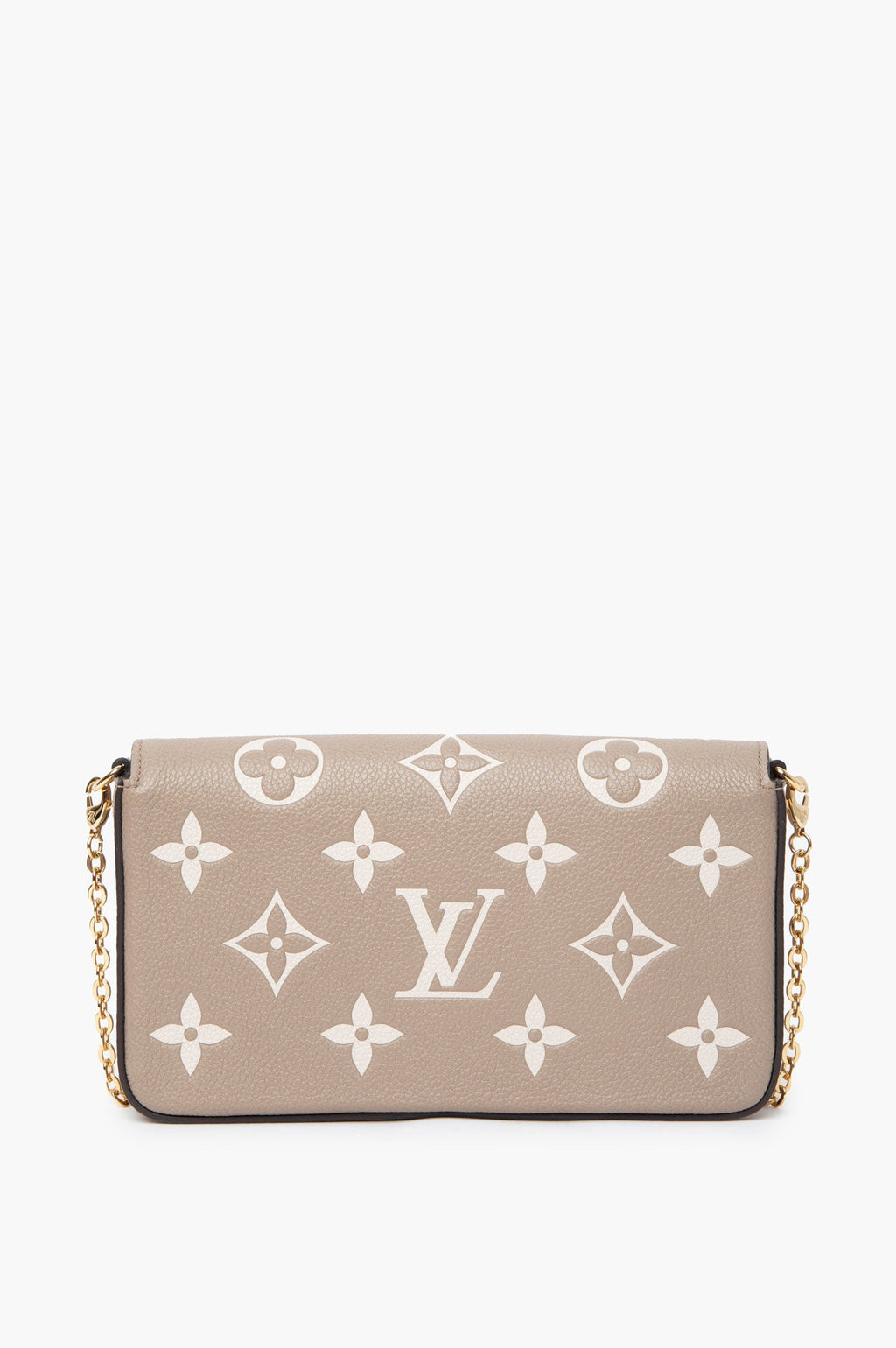 Louis Vuitton Beige Felicie Pochette Bag