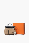 Hermes Beige Herbag 31 Shoulder Bag