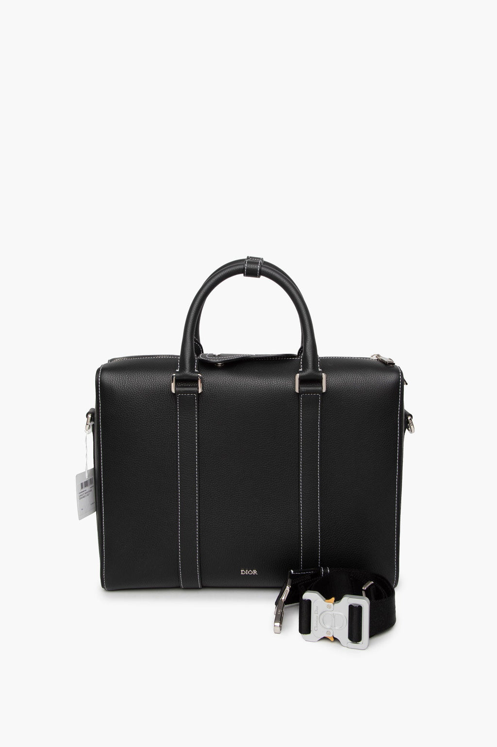 Christian Dior Black Lingot Briefcase Bag