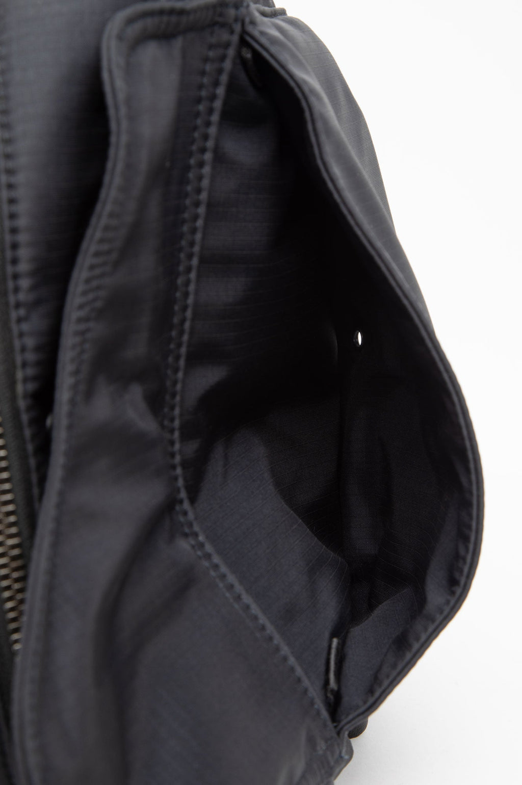 Christian Dior Black Nylon Saddle Waist Bag