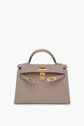 Hermes 2017 Mini Kelly II Etaupe GHW Bag