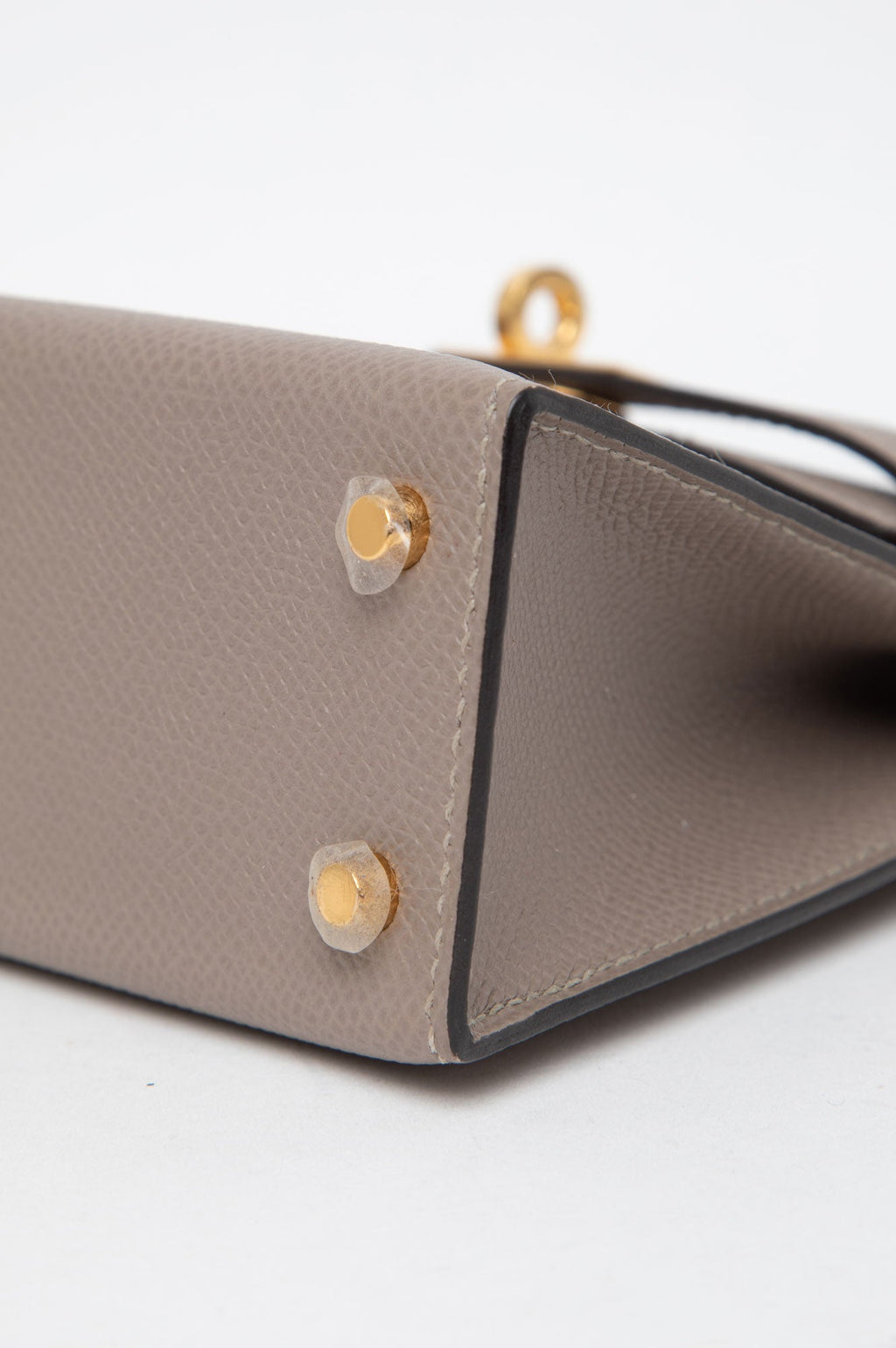 Hermes 2017 Mini Kelly II Etaupe GHW Bag