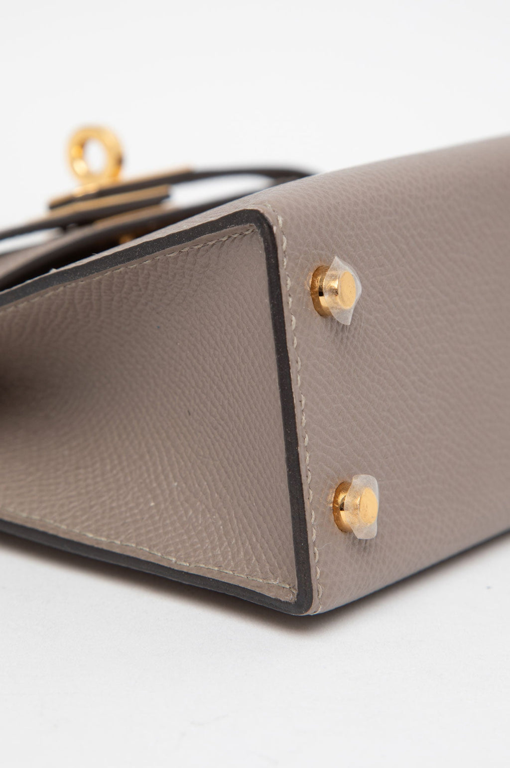 Hermes 2017 Mini Kelly II Etaupe GHW Bag