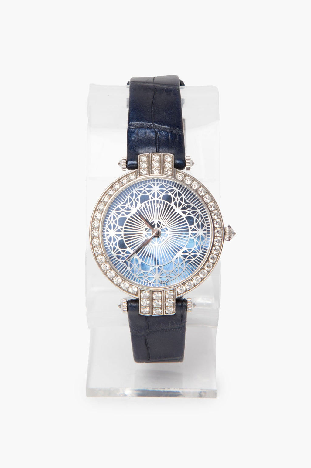 Harry Winston Blue Premier Pearly Lace Automatic 36mm Watch