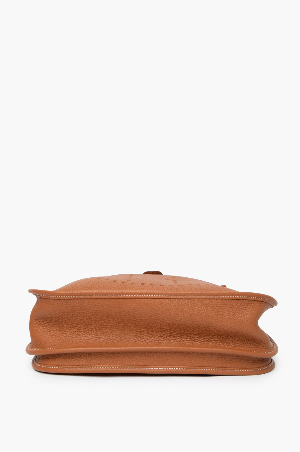 Hermes 2015 Gold Evelyne GM Clemence Palladium Bag