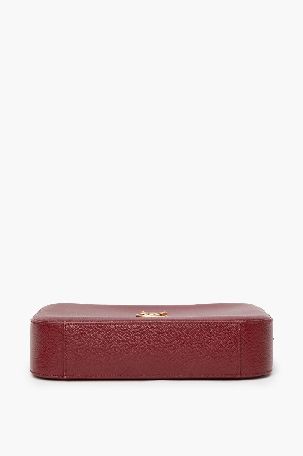 Saint Laurent Burgundy Camera Bag