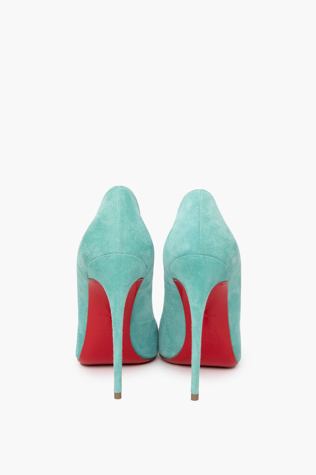 Christian Louboutin So Kate Suede Blue Size 38