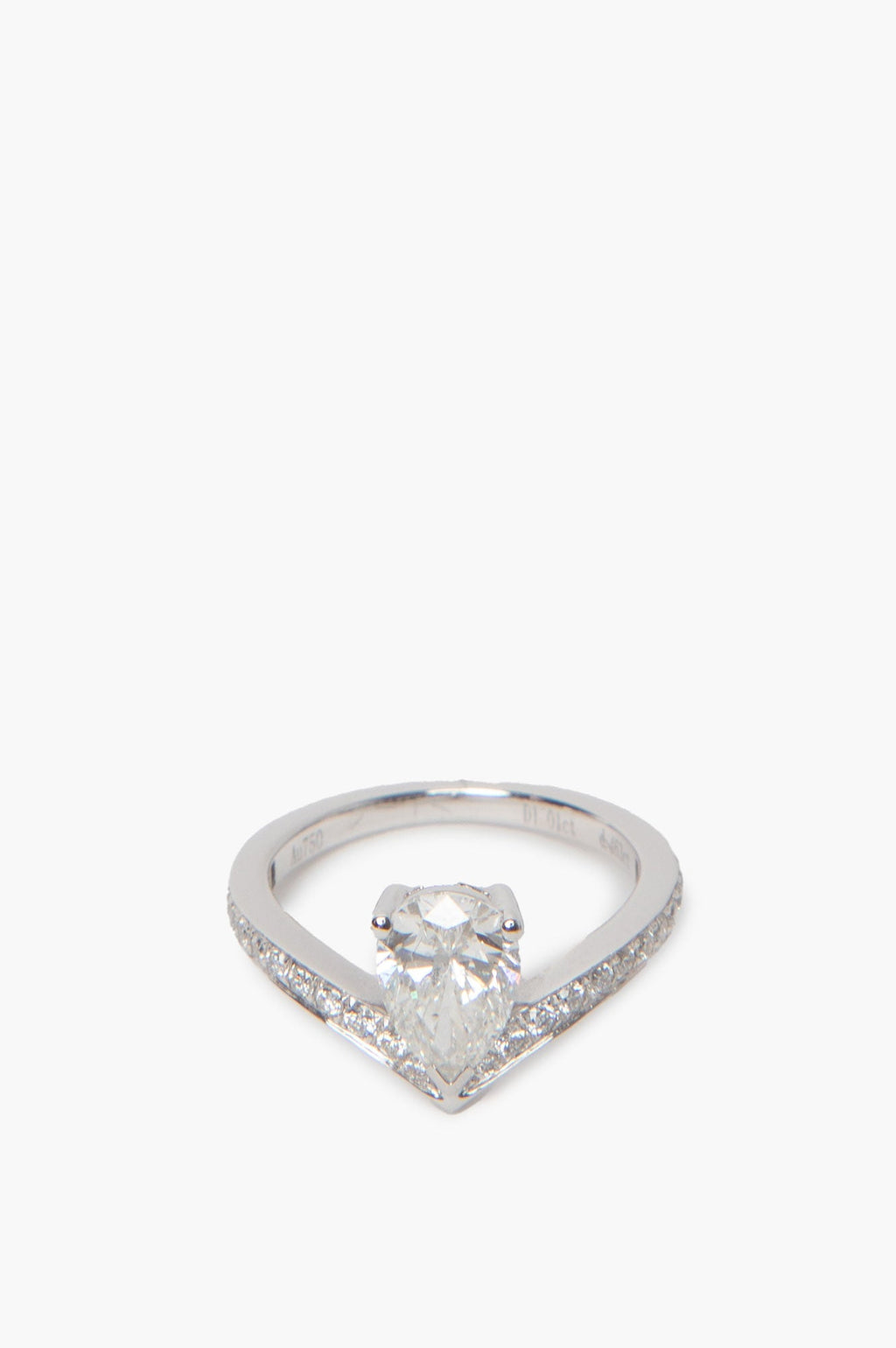 Joséphine Aigrette Wedding White Gold Diamond Ring