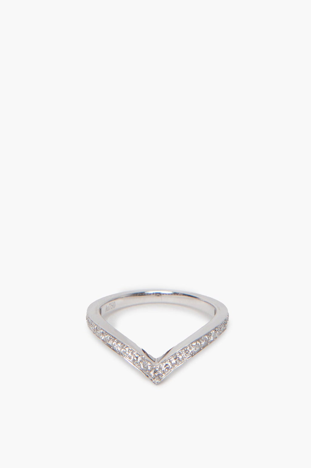 Joséphine Aigrette White Gold Diamond Wedding Band
